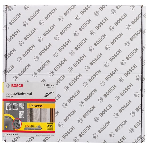 Алмазний відрізний круг 230 x 22,23 мм, Standard for Universal, 10 шт, BOSCH (2608615066), фото , зображення 3 | SNABZHENIE.com.ua Алмазний відрізний круг 230 x 22,23 мм, Standard for Universal, 10 шт, BOSCH (2608615066), фото , зображення 3 | SNABZHENIE.com.ua