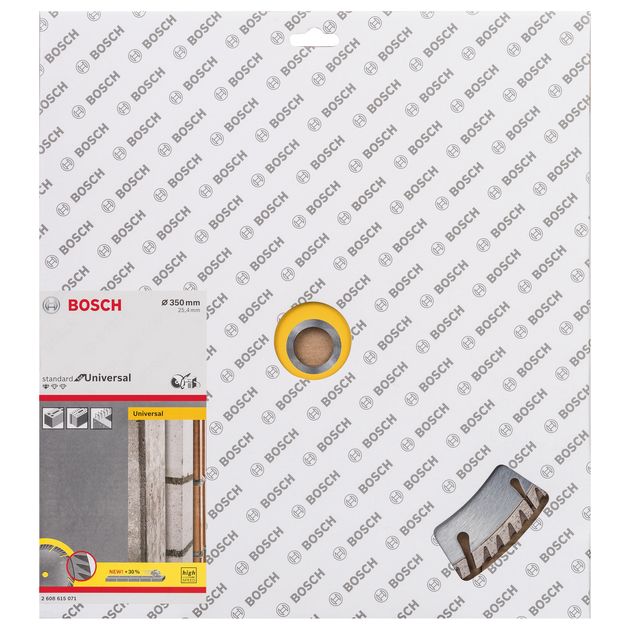 Алмазный отрезной круг BOSCH 350 x 25,4 мм, стандартный универсальный, фото , изображение 3 | SNABZHENIE.com.ua