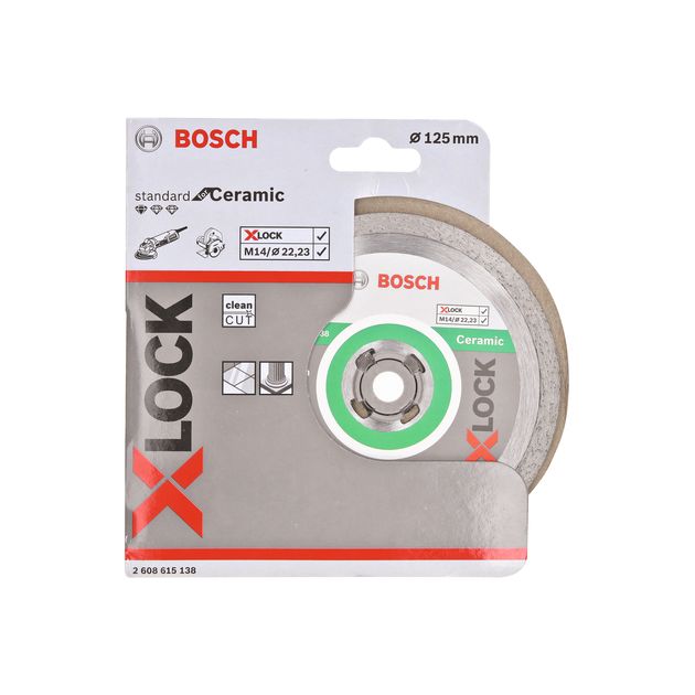 Алмазный диск для керамики 125 x 22,23 x 1,6 мм X-LOCK BOSCH, фото , изображение 3 | SNABZHENIE.com.ua Алмазный диск для керамики 125 x 22,23 x 1,6 мм X-LOCK BOSCH, фото , изображение 3 | SNABZHENIE.com.ua
