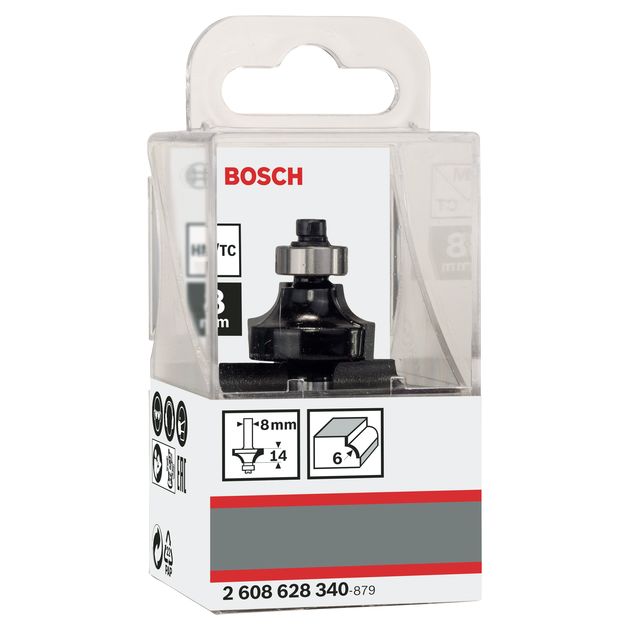 Карнизная фреза BOSCH 24,7x13,2x53 мм, хвостовик 8 мм (2608628340), фото , изображение 3 | SNABZHENIE.com.ua