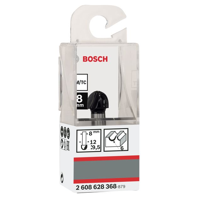 Фреза галтельная 12х9,2х40 мм, хвостовик 8 мм BOSCH (2608628368), фото , изображение 3 | SNABZHENIE.com.ua Фреза галтельная 12х9,2х40 мм, хвостовик 8 мм BOSCH (2608628368), фото , изображение 3 | SNABZHENIE.com.ua