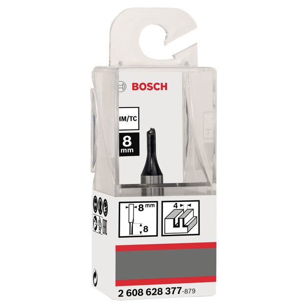 Фреза пазовая BOSCH 4x8x51 мм, хвостовик 8 мм (2608628377), фото , изображение 2 | SNABZHENIE.com.ua