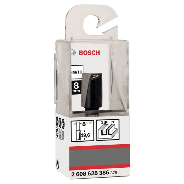 Фреза пазовая 13x20x51 мм, хвостовик 8 мм BOSCH (2608628386), фото , изображение 3 | SNABZHENIE.com.ua