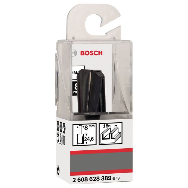 Фреза пазовая BOSCH 18x25x56 мм, хвостовик 8 мм (2608628389), фото , изображение 3 | SNABZHENIE.com.ua
