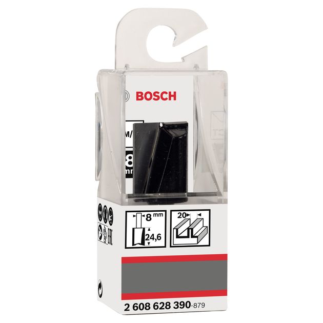 Фреза пазовая BOSCH 20x25x56 мм, хвостовик 8 мм (2608628390), фото , изображение 2 | SNABZHENIE.com.ua