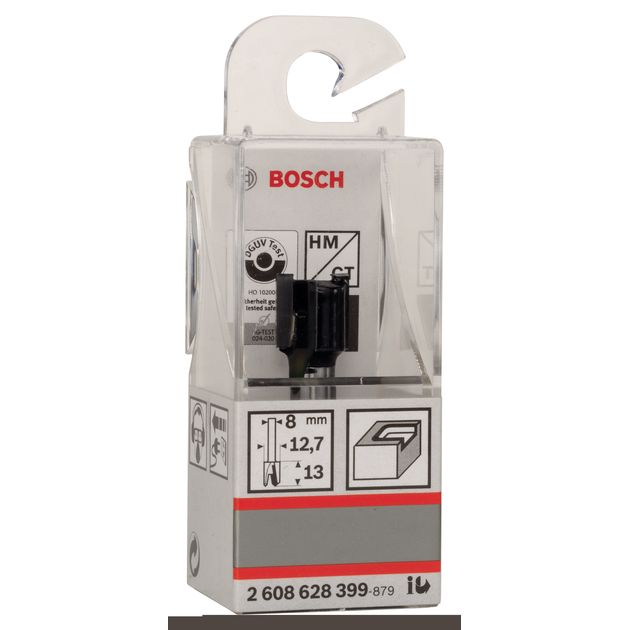 Фреза пазовая 12,7 x 12,7 x 50,8 мм, хвостовик 8 мм BOSCH, фото , изображение 2 | SNABZHENIE.com.ua