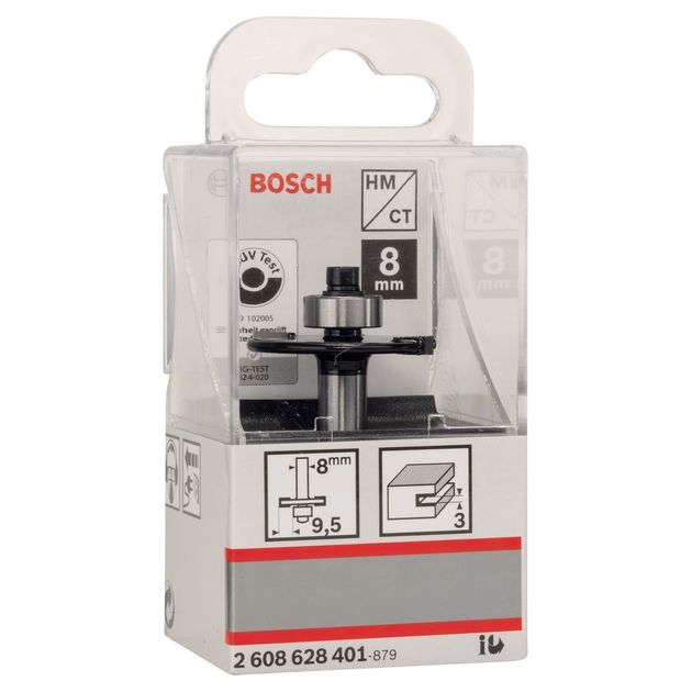 Фреза пазова дискова 32 x 3 x 51 мм, хвостовик 8 мм BOSCH (2608628401), фото , зображення 3 | SNABZHENIE.com.ua