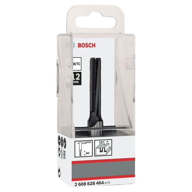 Фреза пазова 10 x 40 x 81 мм, хвостовик 12 мм BOSCH (2608628464), фото , зображення 2 | SNABZHENIE.com.ua