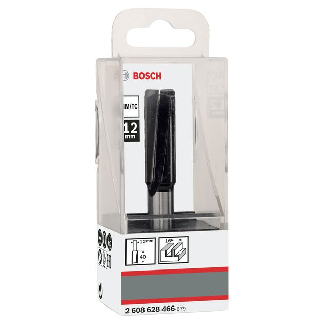 Фреза пазовая BOSCH 16x40x81 мм, хвостовик 12 мм (2608628466), фото , изображение 3 | SNABZHENIE.com.ua