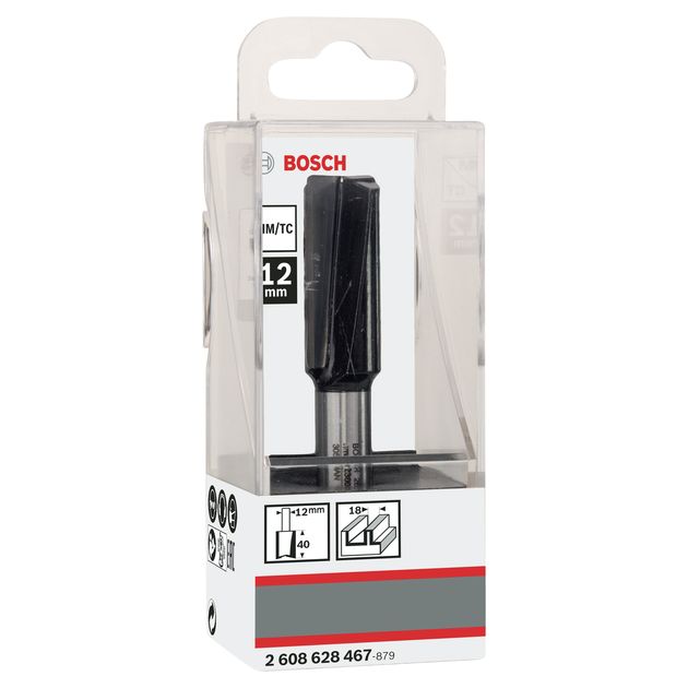 Фреза пазовая 18x40x81 мм, хвостовик 12 мм BOSCH (2608628467), фото , изображение 3 | SNABZHENIE.com.ua Фреза пазовая 18x40x81 мм, хвостовик 12 мм BOSCH (2608628467), фото , изображение 3 | SNABZHENIE.com.ua