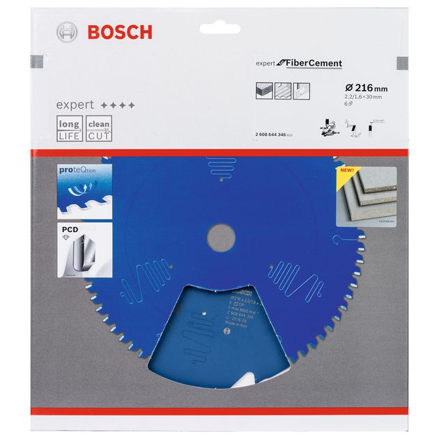 Пильный диск Expert для волокнистого цемента 216 x 30 x 2.2/1.6 x 6 T BOSCH, фото , изображение 2 | SNABZHENIE.com.ua Пильный диск Expert для волокнистого цемента 216 x 30 x 2.2/1.6 x 6 T BOSCH, фото , изображение 2 | SNABZHENIE.com.ua