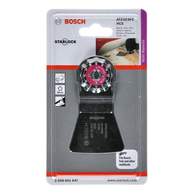 Шабер гнучкий 52x38 мм Starlock HCS ATZ 52 SFC BOSCH (2608661647), фото , зображення 2 | SNABZHENIE.com.ua