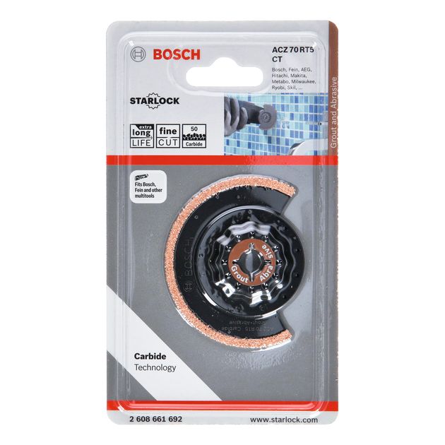 Полотно сегментное 70 мм Starlock Carbide-RIFF BOSCH (2608661692), фото , изображение 3 | SNABZHENIE.com.ua Полотно сегментное 70 мм Starlock Carbide-RIFF BOSCH (2608661692), фото , изображение 3 | SNABZHENIE.com.ua