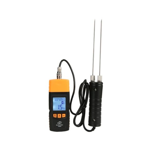 Электронный влагомер древесины BENETECH GM620 с выносным щупом, фото  | SNABZHENIE.com.ua