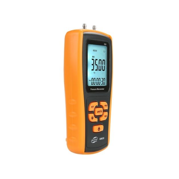 Дифманометр цифровий USB, ±35 кПа BENETECH GM520 (GM520), фото  | SNABZHENIE.com.ua