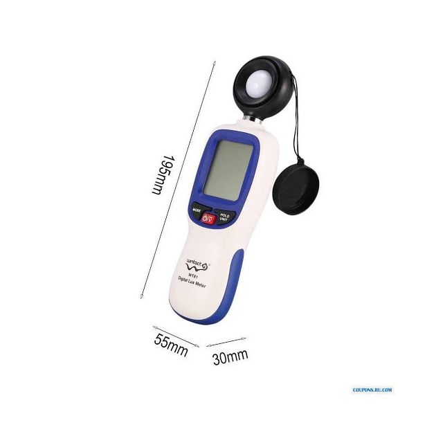 Цифровой люксметр + термометр Bluetooth WINTACT WT81B 200000 Lux, фото , изображение 3 | SNABZHENIE.com.ua Цифровой люксметр + термометр Bluetooth WINTACT WT81B 200000 Lux, фото , изображение 3 | SNABZHENIE.com.ua