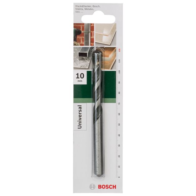 Сверло многоцелевое 10 мм, длина 120 мм BOSCH (2609255478), фото , изображение 2 | SNABZHENIE.com.ua