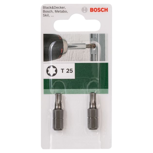 Насадка для завинчування Standard T Torx T 25 BOSCH (2609255935), фото , зображення 2 | SNABZHENIE.com.ua