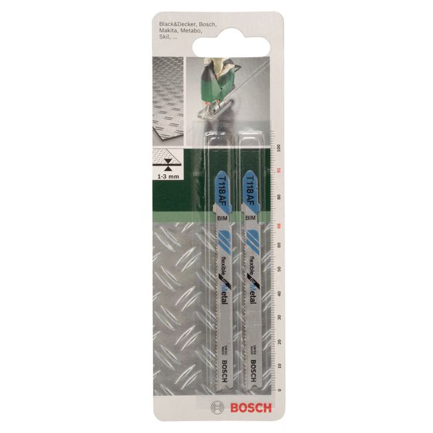 Полотно для лобзика Bimetall T 118 AF Flexible for Metal BOSCH, фото , зображення 2 | SNABZHENIE.com.ua Полотно для лобзика Bimetall T 118 AF Flexible for Metal BOSCH, фото , зображення 2 | SNABZHENIE.com.ua