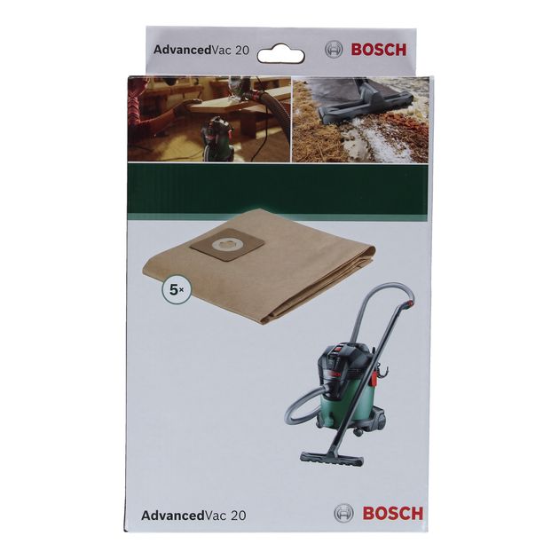 Бумажные мешки Bosch AdvancedVac 20 для пылесосов (5 шт.), фото , изображение 3 | SNABZHENIE.com.ua Бумажные мешки Bosch AdvancedVac 20 для пылесосов (5 шт.), фото , изображение 3 | SNABZHENIE.com.ua