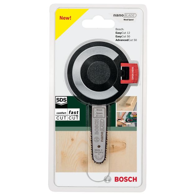 Пильне полотно Bosch nanoBLADE Wood Speed 50 BOSCH (2609256D84), фото , зображення 2 | SNABZHENIE.com.ua Пильне полотно Bosch nanoBLADE Wood Speed 50 BOSCH (2609256D84), фото , зображення 2 | SNABZHENIE.com.ua