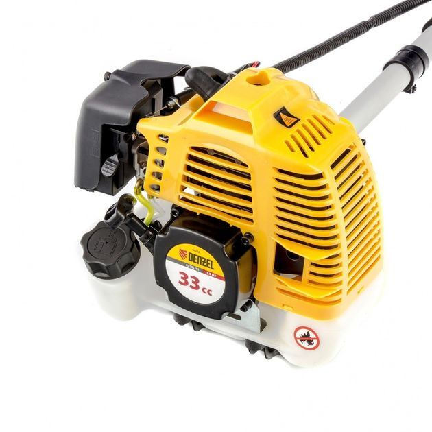 Триммер бензиновий DT-33 33см³, 1,8 л.с., нераз'ємна штанга, складається з 2 частин Denzel (96222D), фото , зображення 4 | SNABZHENIE.com.ua Триммер бензиновий DT-33 33см³, 1,8 л.с., нераз'ємна штанга, складається з 2 частин Denzel (96222D), фото , зображення 4 | SNABZHENIE.com.ua