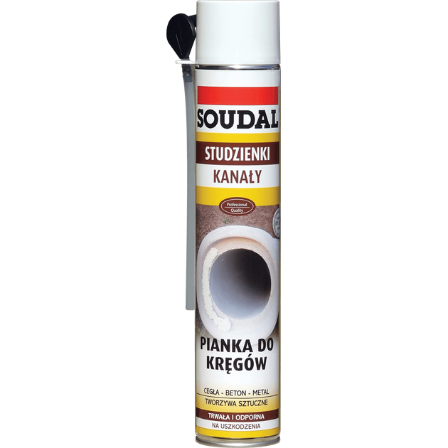 Пена для колодцев SOUDAL, 750 мл, фото  | SNABZHENIE.com.ua