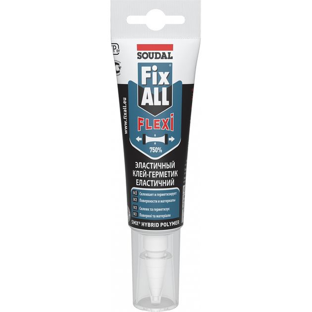 Клей-герметик FIX ALL Flexi белый 125 мл (000020000000079200), фото  | SNABZHENIE.com.ua