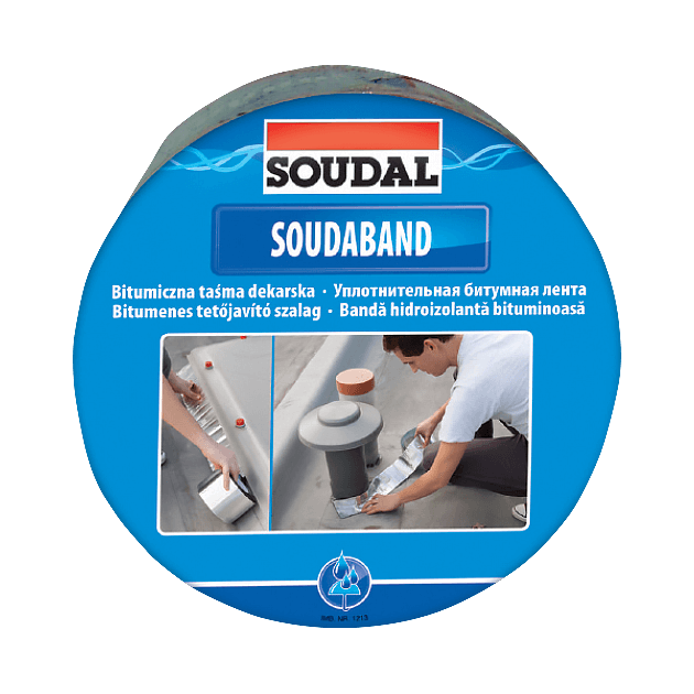 Битумная лента 15см/10м графит SOUDABAND (00004000000SB1500G), фото  | SNABZHENIE.com.ua