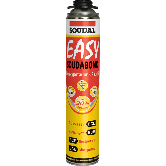 Пена-клей SOUDABOND EASY GUN 750 мл для пистолета, фото  | SNABZHENIE.com.ua