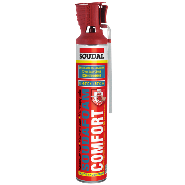 Монтажная пена Soudafoam Comfort 750 мл, фото  | SNABZHENIE.com.ua