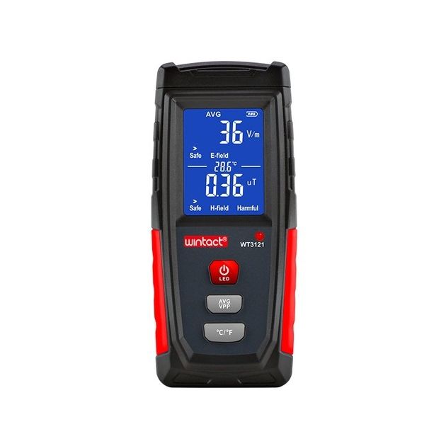 Детектор электромагнитного излучения WINTACT WT3121 (1-1999В/м, 0,01-99,9μt), фото  | SNABZHENIE.com.ua