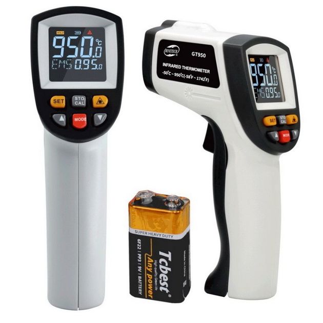 Бесконтактный термометр BENETECH GT950 -50-950°C, фото , изображение 2 | SNABZHENIE.com.ua Бесконтактный термометр BENETECH GT950 -50-950°C, фото , изображение 2 | SNABZHENIE.com.ua