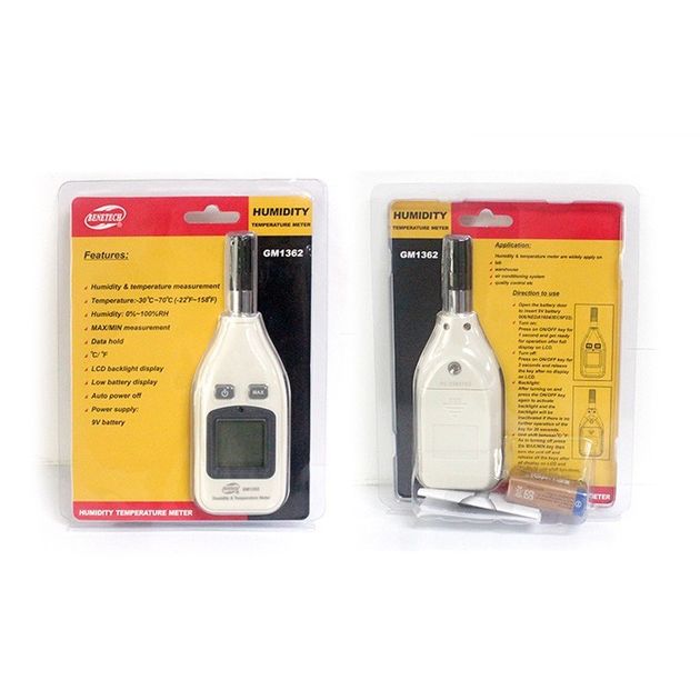 Термогигрометр BENETECH GM1362 -30...70°C, 0-100%, фото , изображение 3 | SNABZHENIE.com.ua Термогигрометр BENETECH GM1362 -30...70°C, 0-100%, фото , изображение 3 | SNABZHENIE.com.ua