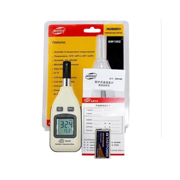 Термогигрометр BENETECH GM1362 -30...70°C, 0-100%, фото , изображение 4 | SNABZHENIE.com.ua Термогигрометр BENETECH GM1362 -30...70°C, 0-100%, фото , изображение 4 | SNABZHENIE.com.ua