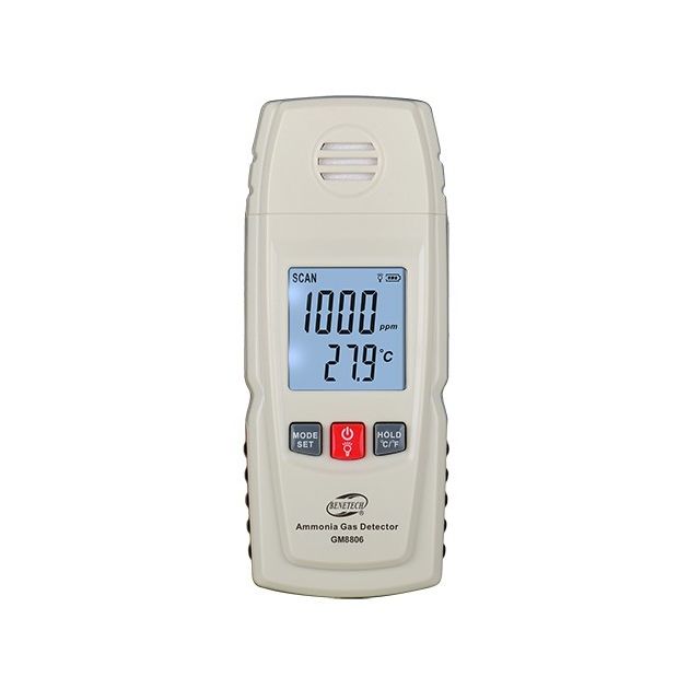 Газоанализатор аммиака BENETECH GM8806 с термометром (0-100 ppm), фото  | SNABZHENIE.com.ua