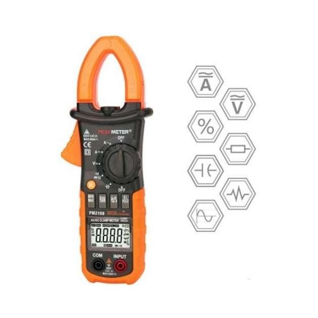 Токовые клещи мультиметр True RMS PROTESTER PM2108, фото , изображение 7 | SNABZHENIE.com.ua Токовые клещи мультиметр True RMS PROTESTER PM2108, фото , изображение 7 | SNABZHENIE.com.ua