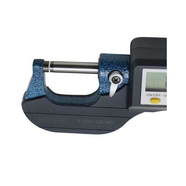 Цифровий мікрометр 0-25мм/0,001мм PROTESTER 5202-25, фото , зображення 2 | SNABZHENIE.com.ua