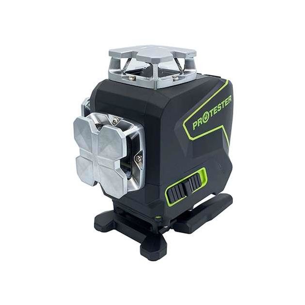Профессиональный лазерный уровень 4x360° с Bluetooth, зеленый луч PROTESTER LL516G, фото  | SNABZHENIE.com.ua