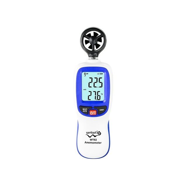 Цифровой анемометр WINTACT WT82, 0,3-30 м/с, -10-45°C, фото  | SNABZHENIE.com.ua