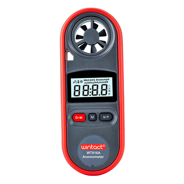Цифровой анемометр WINTACT WT816A, 0,7-30 м/с, -10-45°C, фото  | SNABZHENIE.com.ua