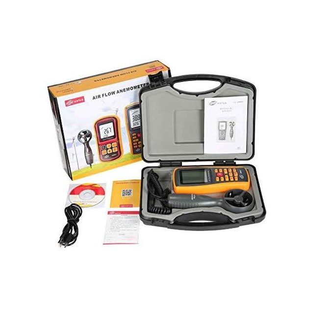 Анемометр-термометр USB 0,3-45м/с, 0-45°C BENETECH GM8902, фото , изображение 3 | SNABZHENIE.com.ua Анемометр-термометр USB 0,3-45м/с, 0-45°C BENETECH GM8902, фото , изображение 3 | SNABZHENIE.com.ua