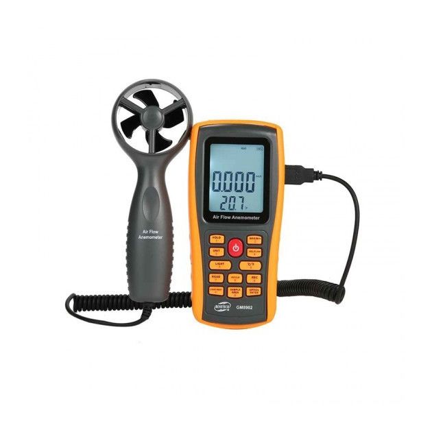 Анемометр-термометр USB 0,3-45м/с, 0-45°C BENETECH GM8902, фото  | SNABZHENIE.com.ua