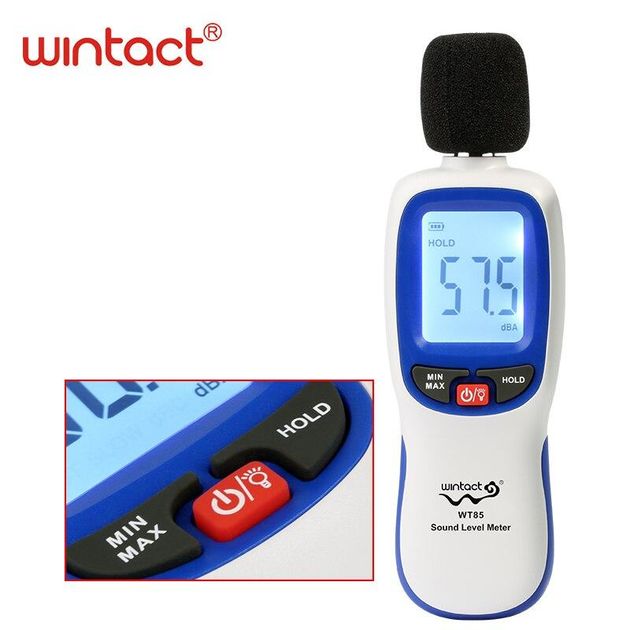 Цифровой шумомер WINTACT WT85 (30-130 дБ), фото , изображение 3 | SNABZHENIE.com.ua Цифровой шумомер WINTACT WT85 (30-130 дБ), фото , изображение 3 | SNABZHENIE.com.ua
