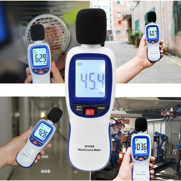 Шумомер Bluetooth 30-130 дБ WINTACT WT85B, фото , изображение 4 | SNABZHENIE.com.ua Шумомер Bluetooth 30-130 дБ WINTACT WT85B, фото , изображение 4 | SNABZHENIE.com.ua