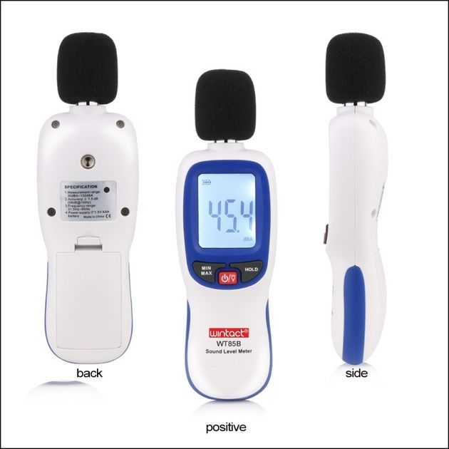 Шумомер Bluetooth 30-130 дБ WINTACT WT85B, фото , изображение 3 | SNABZHENIE.com.ua Шумомер Bluetooth 30-130 дБ WINTACT WT85B, фото , изображение 3 | SNABZHENIE.com.ua