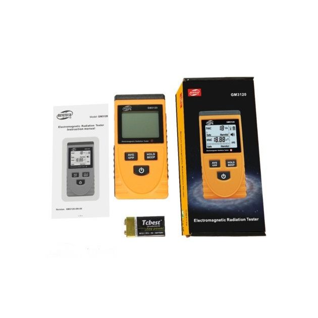 Тестер электромагнитного излучения BENETECH GM3120 (1-1999В/м, 0.01-19,99μt), фото , изображение 3 | SNABZHENIE.com.ua Тестер электромагнитного излучения BENETECH GM3120 (1-1999В/м, 0.01-19,99μt), фото , изображение 3 | SNABZHENIE.com.ua