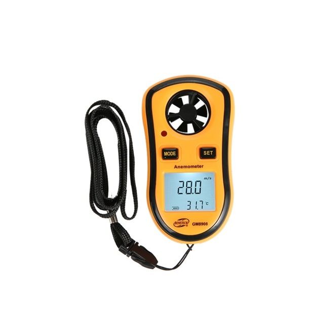 Цифровой анемометр BENETECH GM8908, 0,1-30 м/с, -10-45°C, фото  | SNABZHENIE.com.ua