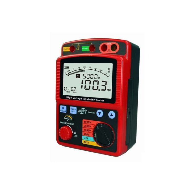 Цифровой мегаомметр BENETECH GM3125 (0-1000 ГΩ), фото  | SNABZHENIE.com.ua