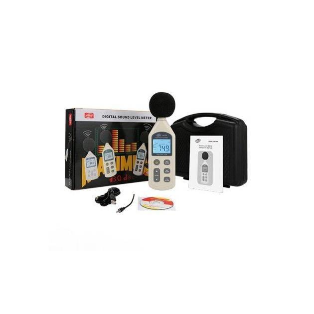 Шумомір USB 30-130 дБ BENETECH GM1356, фото , зображення 2 | SNABZHENIE.com.ua Шумомір USB 30-130 дБ BENETECH GM1356, фото , зображення 2 | SNABZHENIE.com.ua